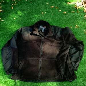 5.11 Tactical Series Fleece Jacket Black, Size XL -  read description